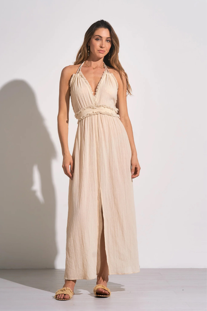 Elan Jayde Halter Maxi Dress