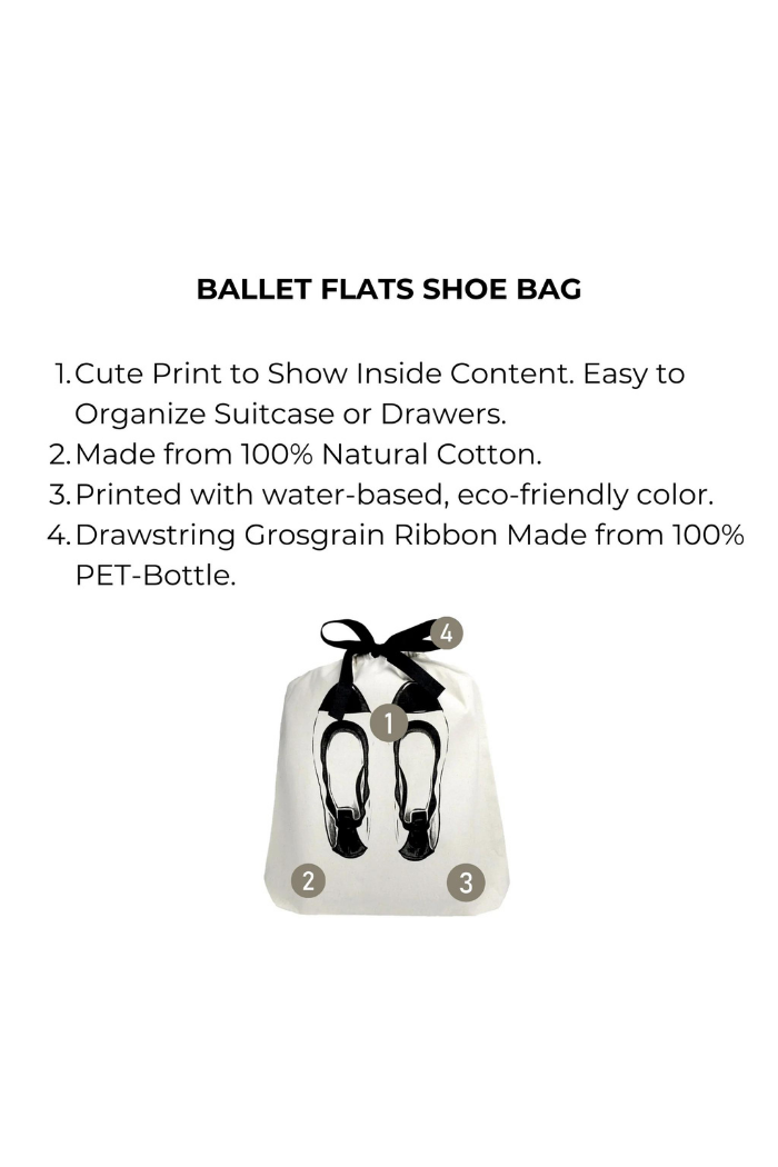 Bag-All Ballet Flats Shoe Bag Cream