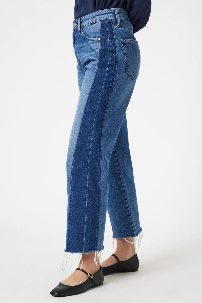 Mavi Savannah Mix Blue Straight Leg Jeans