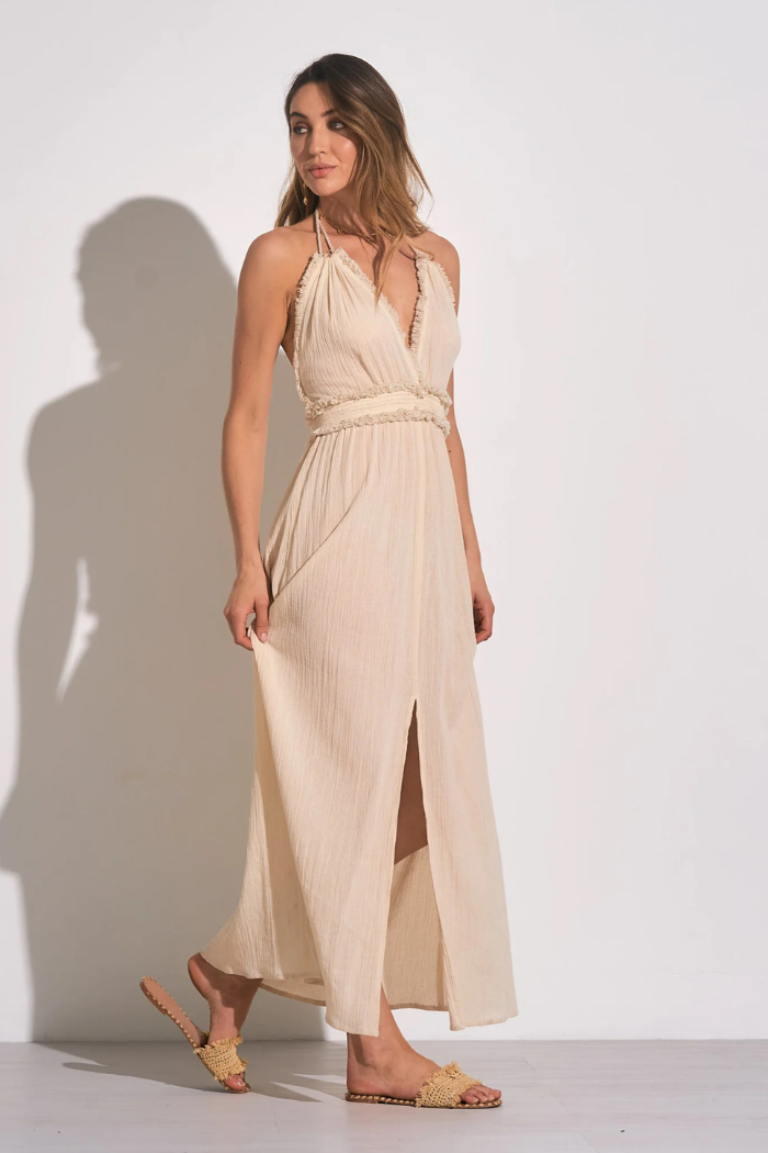 Elan Jayde Halter Maxi Dress