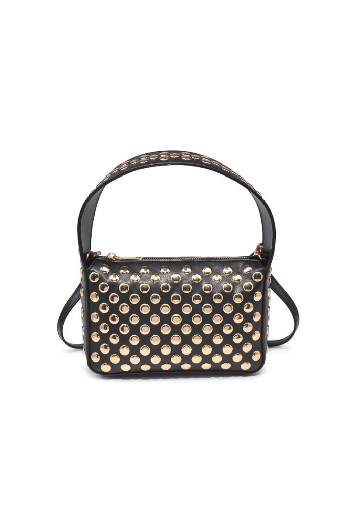 Moda Luxe Isabel Studded Crossbody - Black