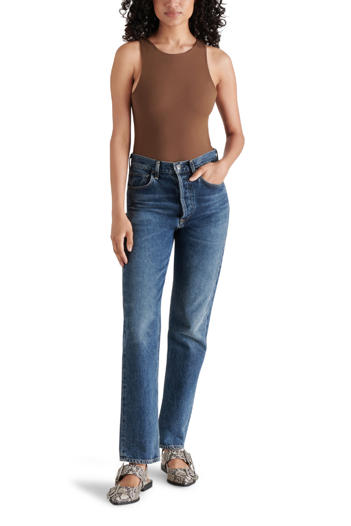 Steve Madden Nico Bodysuit Chestnut