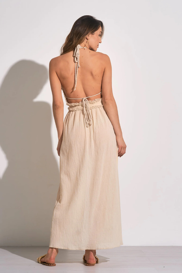 Elan Jayde Halter Maxi Dress