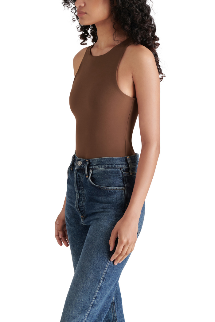 Steve Madden Nico Bodysuit Chestnut