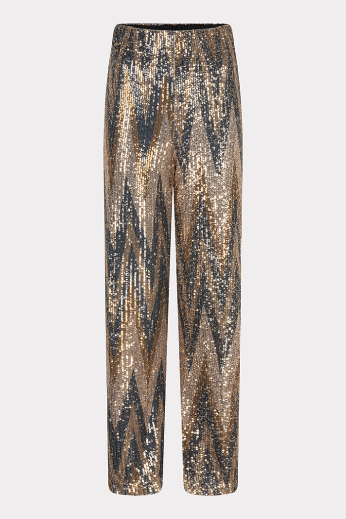 EsQualo Zigzag Sequin Pants W2408706