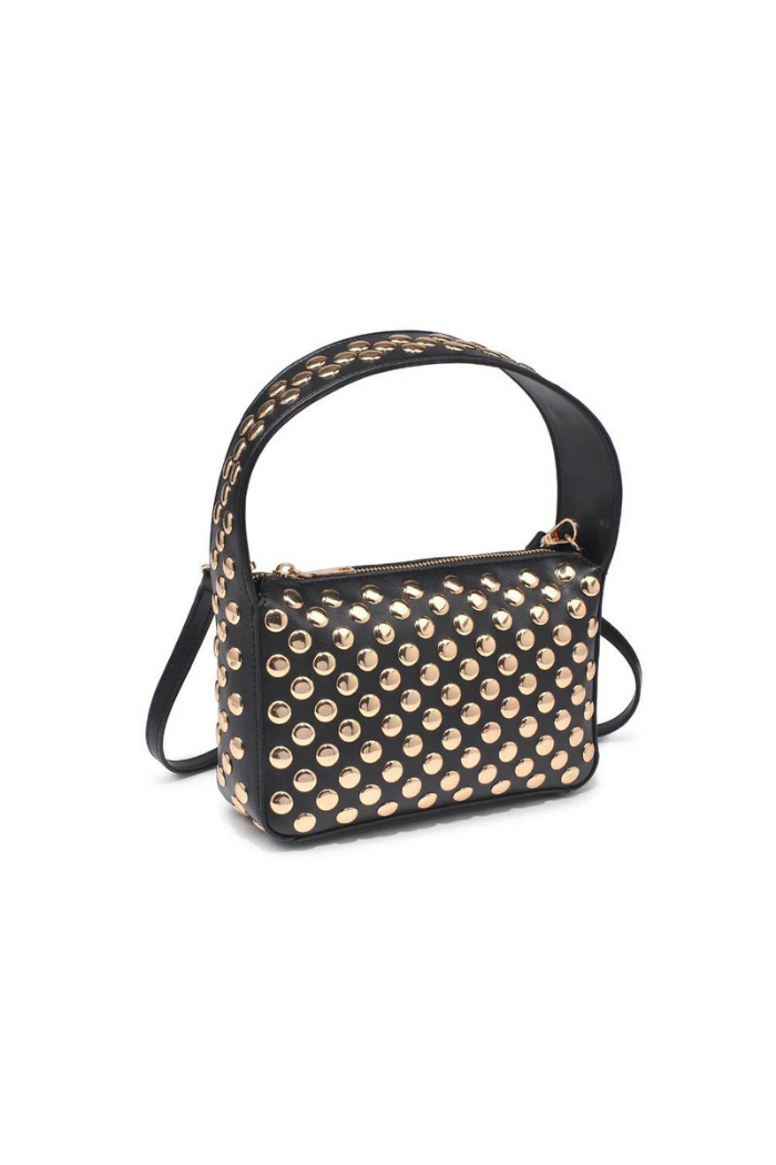 Moda Luxe Isabel Studded Crossbody - Black