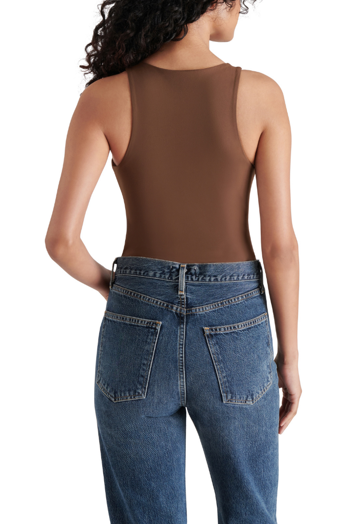 Steve Madden Nico Bodysuit Chestnut