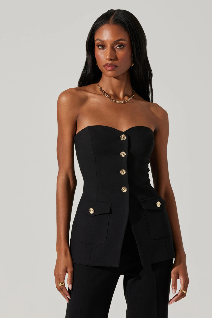 ASTR Milani Tailored Bustier Top ACT18299