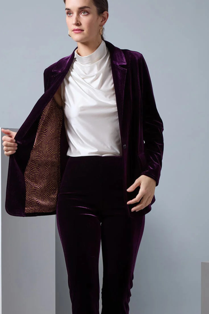 Mercer Stretch Velvet Blazer