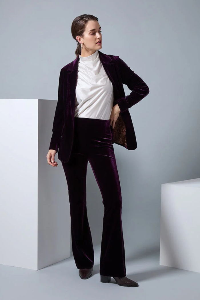 Lyssé Mercer St Velvet Flare Trouser