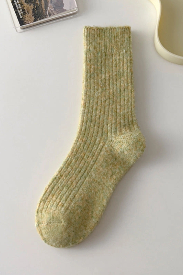 Rufia Warm Wool Blend Socks Green