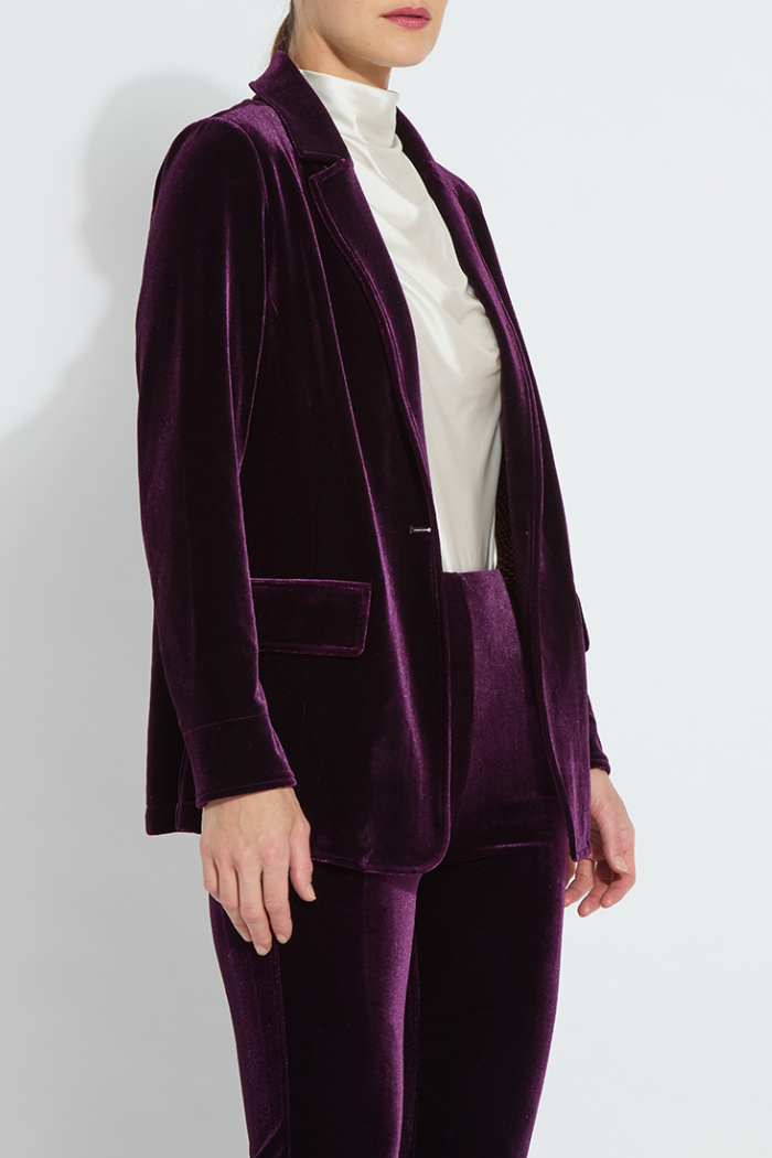 Mercer Stretch Velvet Blazer 24-3449-M7