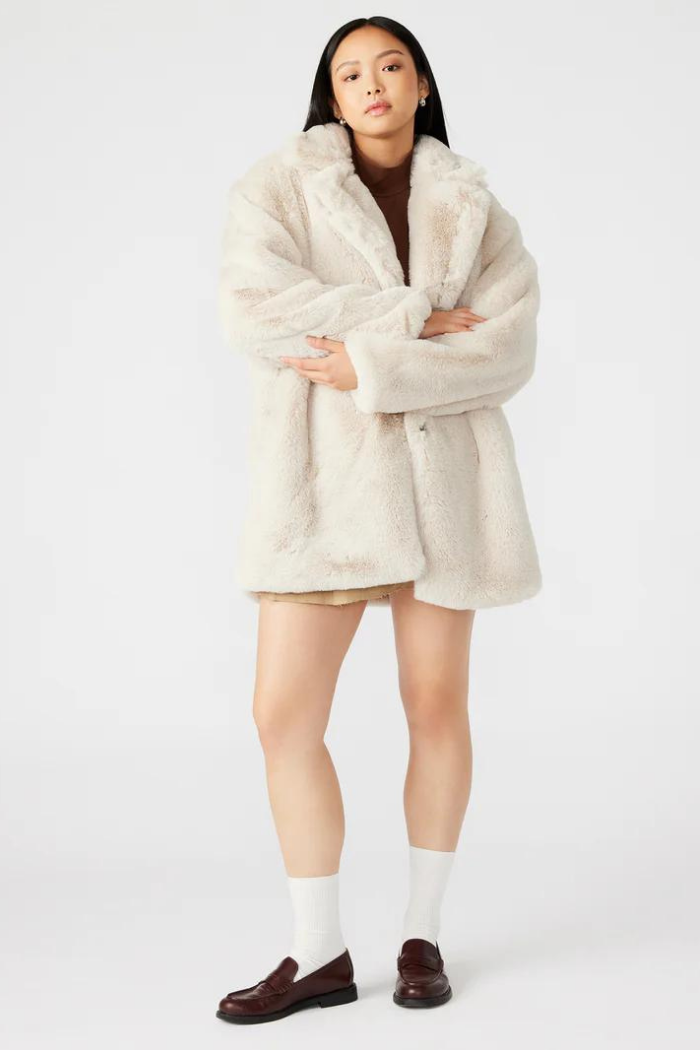 Steve Madden Snow Coat Beige