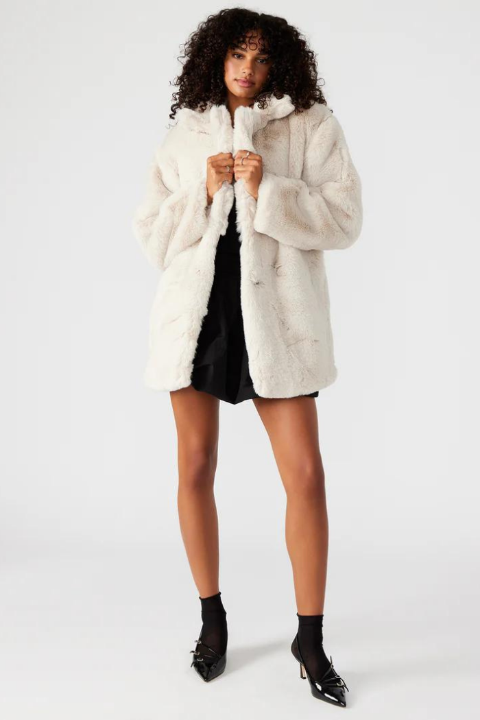 Steve Madden Snow Coat Beige