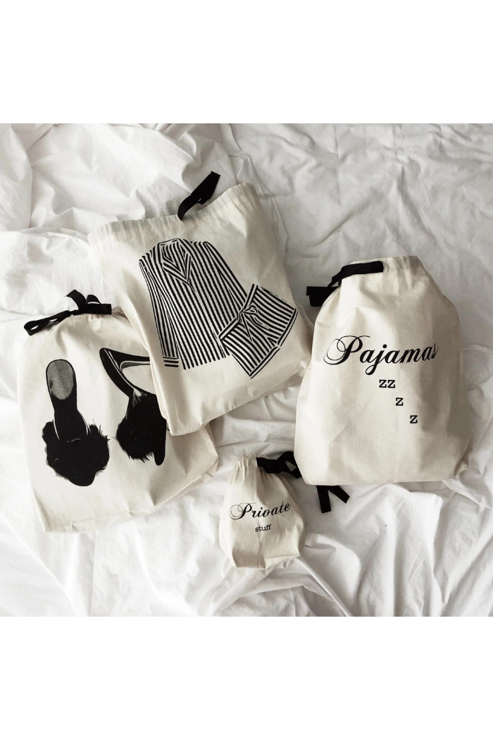 Bag-All Cream Pajamas Zzzz Travel Bag