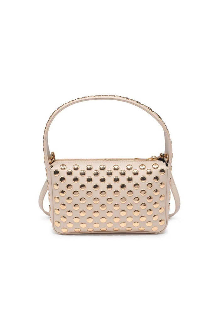 Moda Luxe Isabel Studded Crossbody - Oatmilk