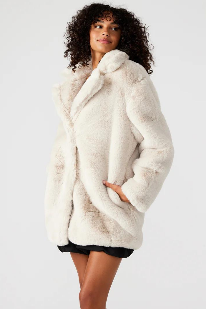 Steve Madden Snow Coat Beige