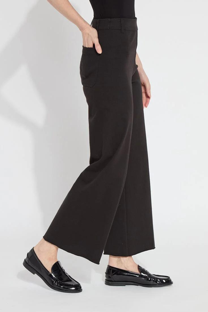 Lysse Erin Wide Leg Denim - Black