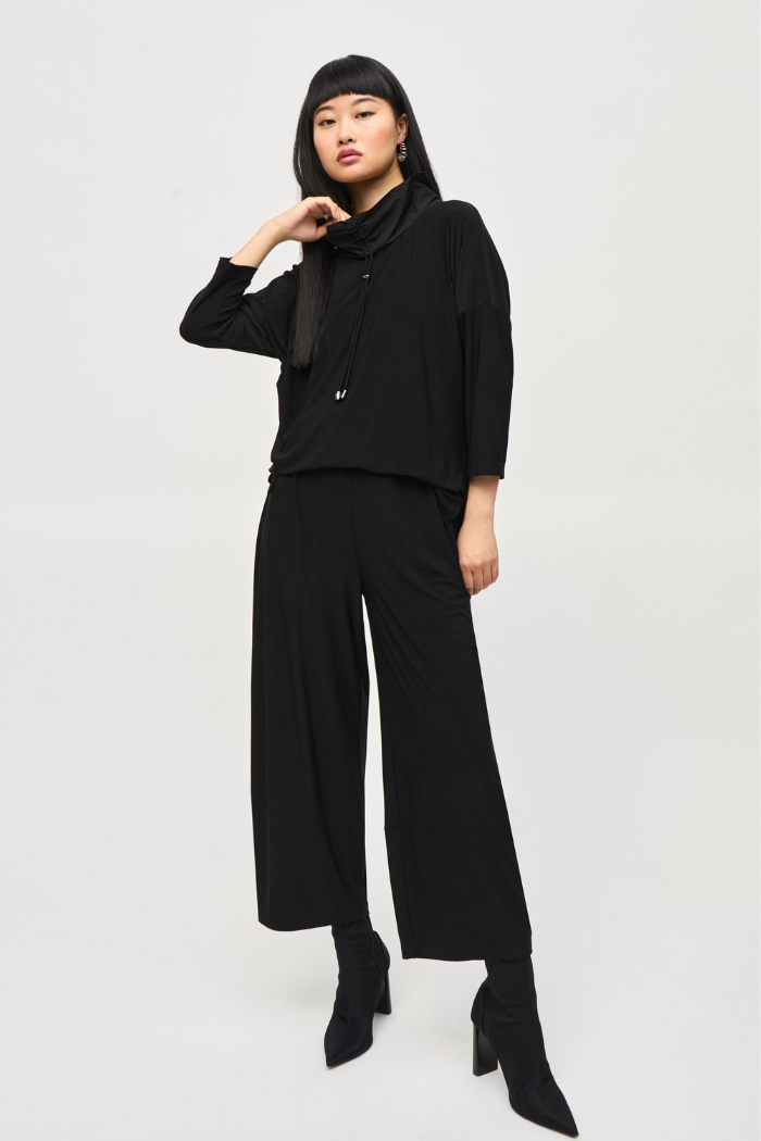 Ribkoff Silky Knit Cropped Jumpsuit 243137