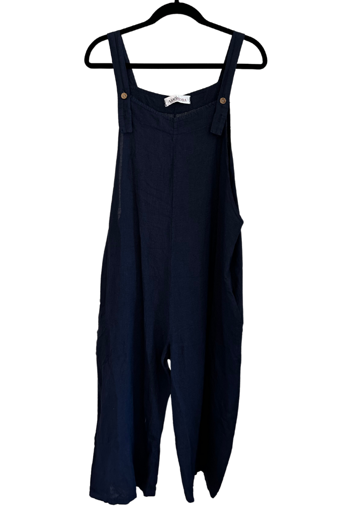 Dress Forum Periwinkle Tie-Ankle Jumpsuit - ShopperBoard