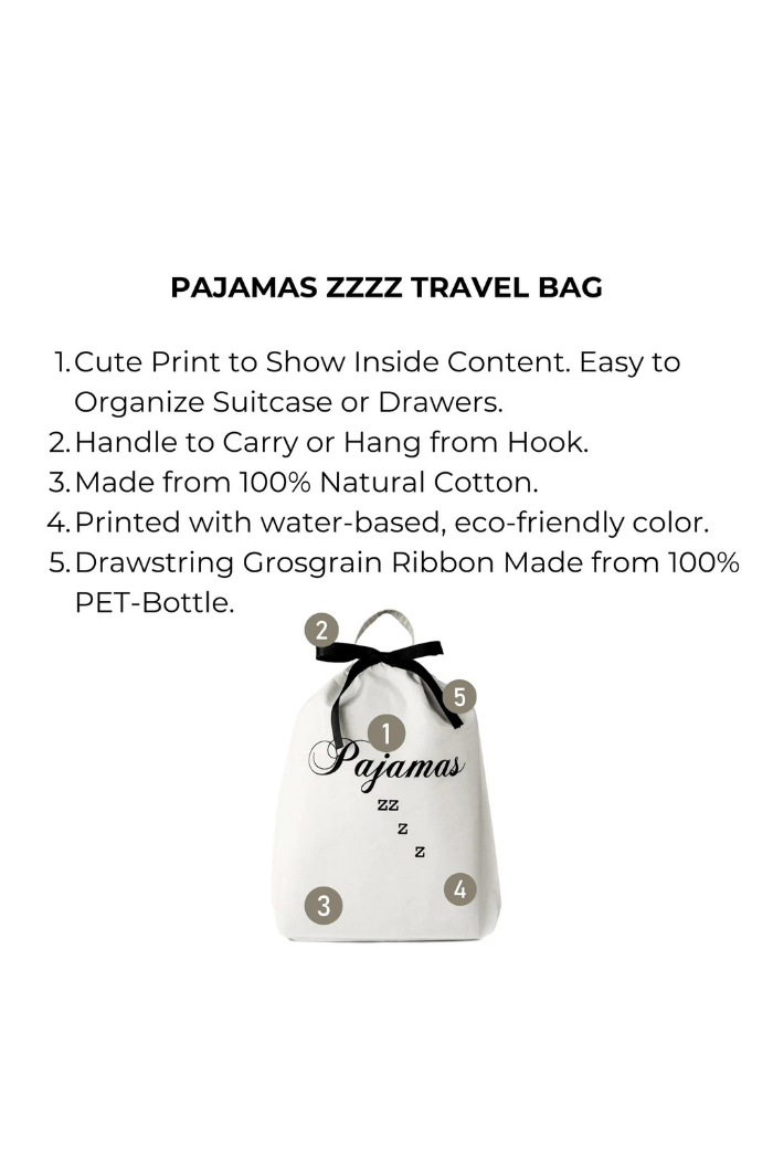 Bag-All Cream Pajamas Zzzz Travel Bag