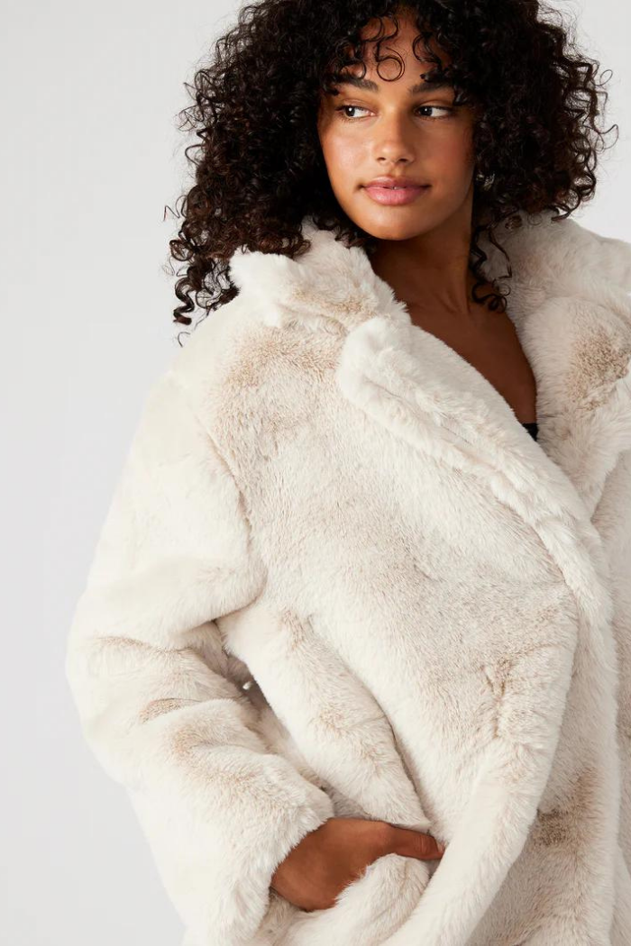 Steve Madden Snow Coat Beige