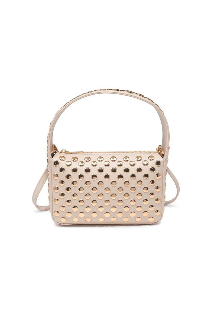 Moda Luxe Isabel Studded Crossbody - Oatmilk