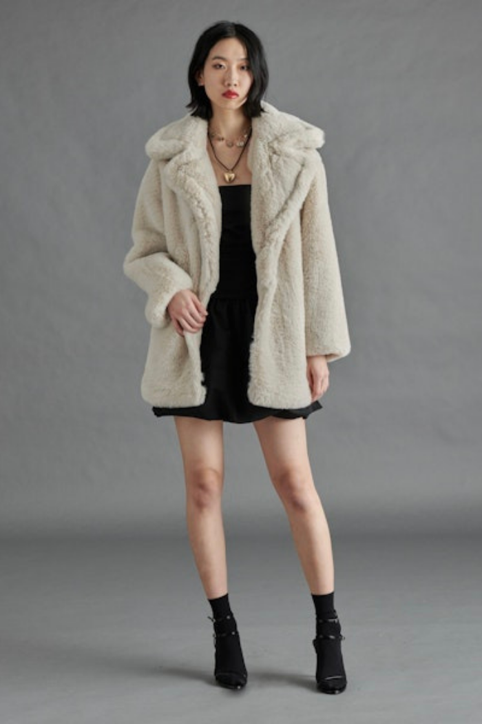 Steve Madden Snow Coat Beige