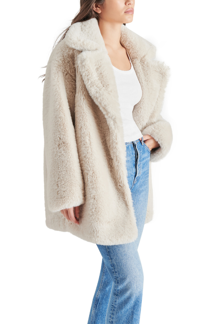 Steve Madden Snow Coat Beige