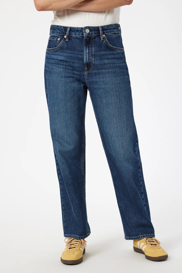 Mavi Savannah Straight Leg Jeans - Classic Blue