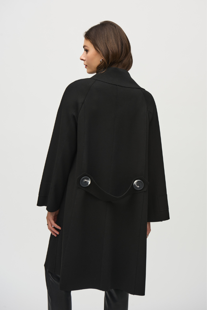 Ribkoff Scuba Jersey Shawl Collar Coat 244171