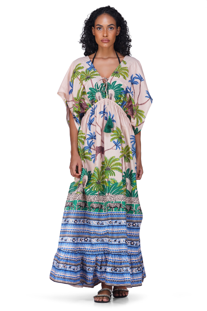 Sasha Printed Maxi Cover Up