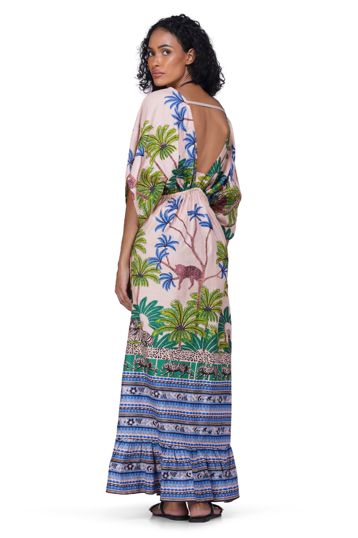 Sasha Printed Maxi Cover Up