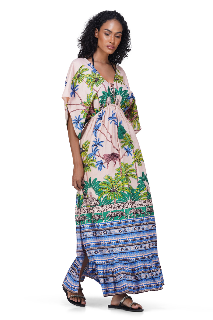 Sasha Printed Maxi Cover Up