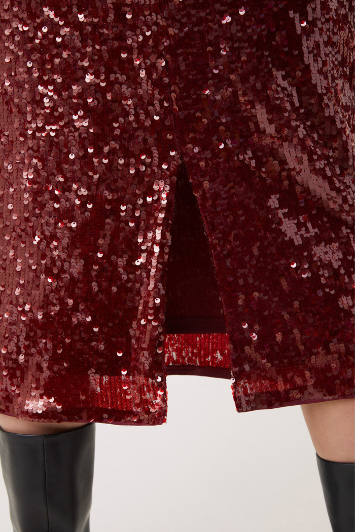 Suncoo Fer Sequin Skirt