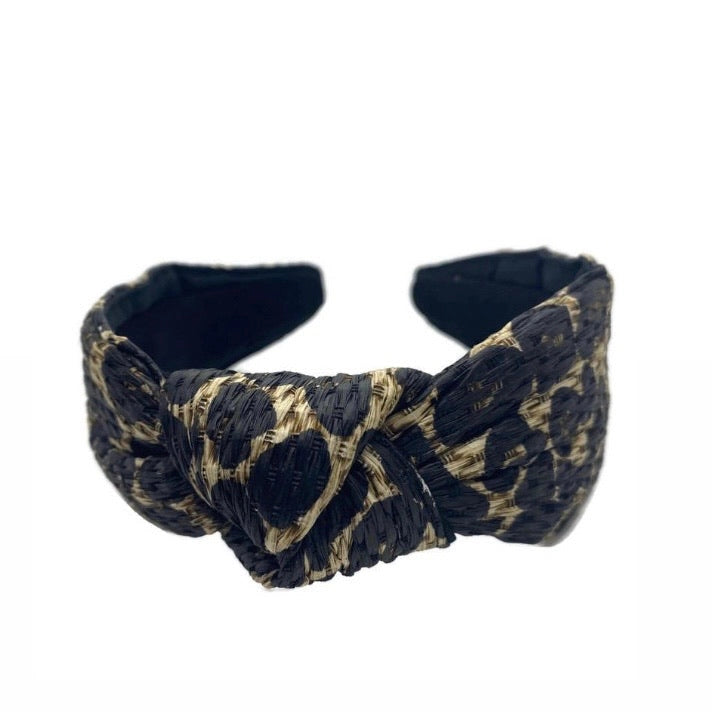 Topknot Rattan Headband