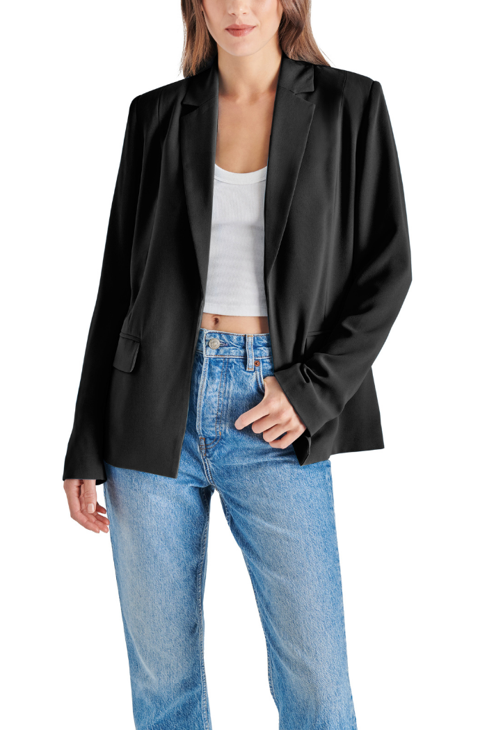 Steve Madden Payton Blazer Black