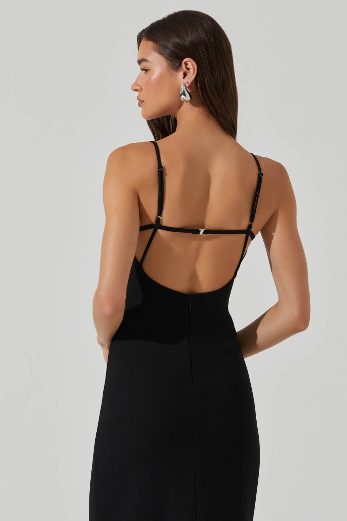 ASTR Adana Bow Detail Bustier Dress