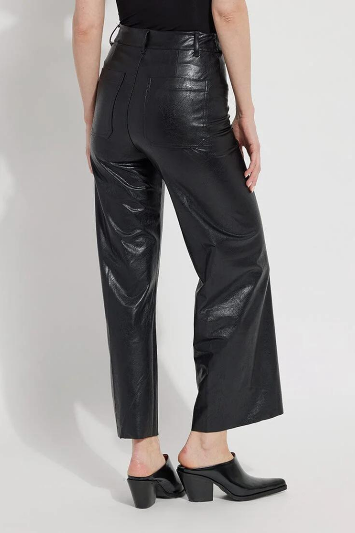 Lyssé Vegan Leather Wide Leg Pant