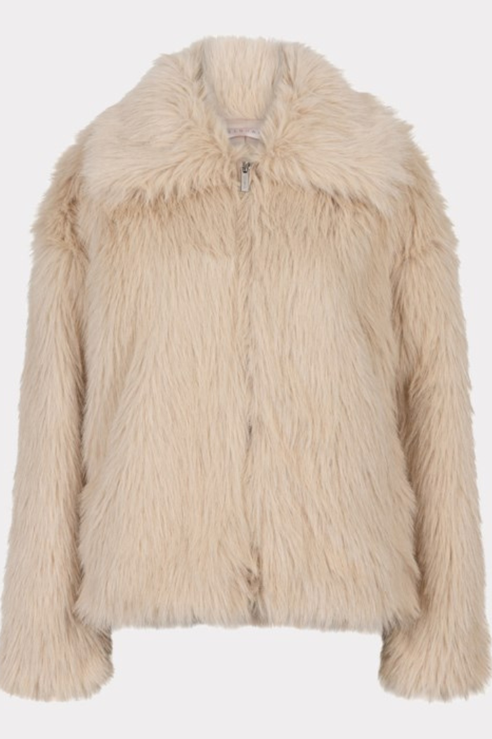 EsQualo Short Faux Fur Jacket F2437504