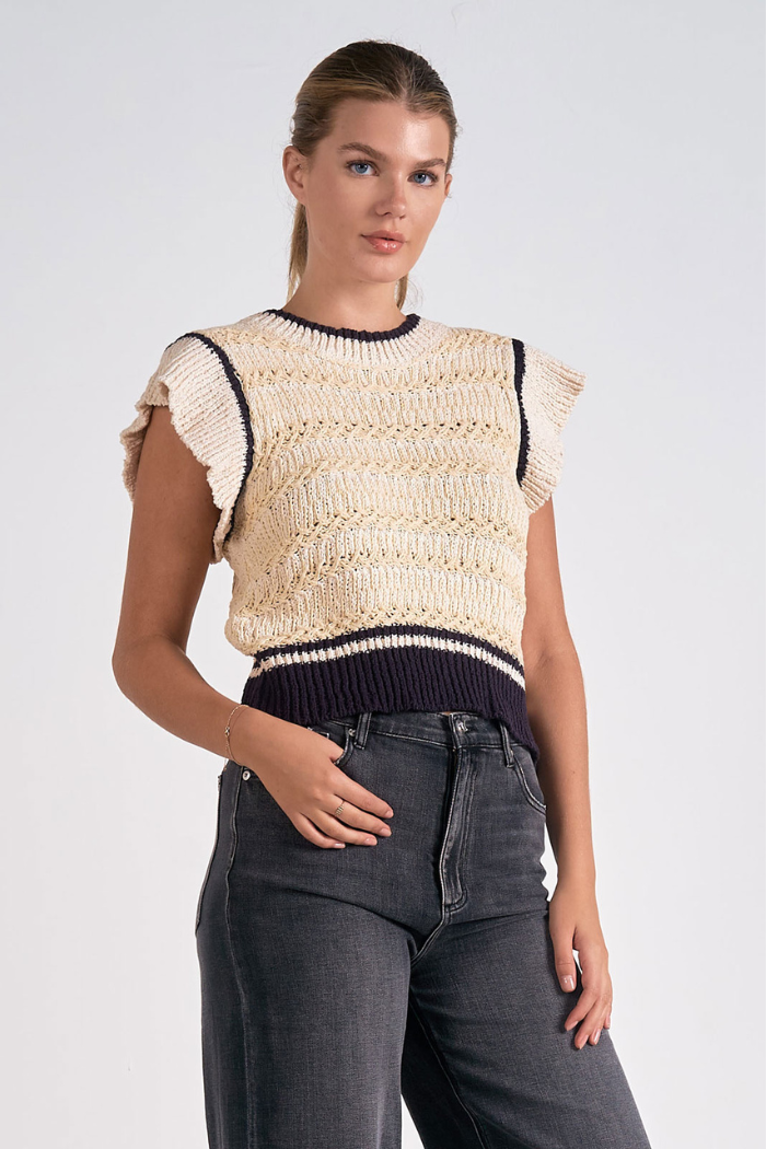 Elan SWB10890 Meadow Sleeveless Sweater