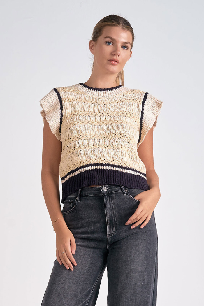 Elan SWB10890 Meadow Sleeveless Sweater