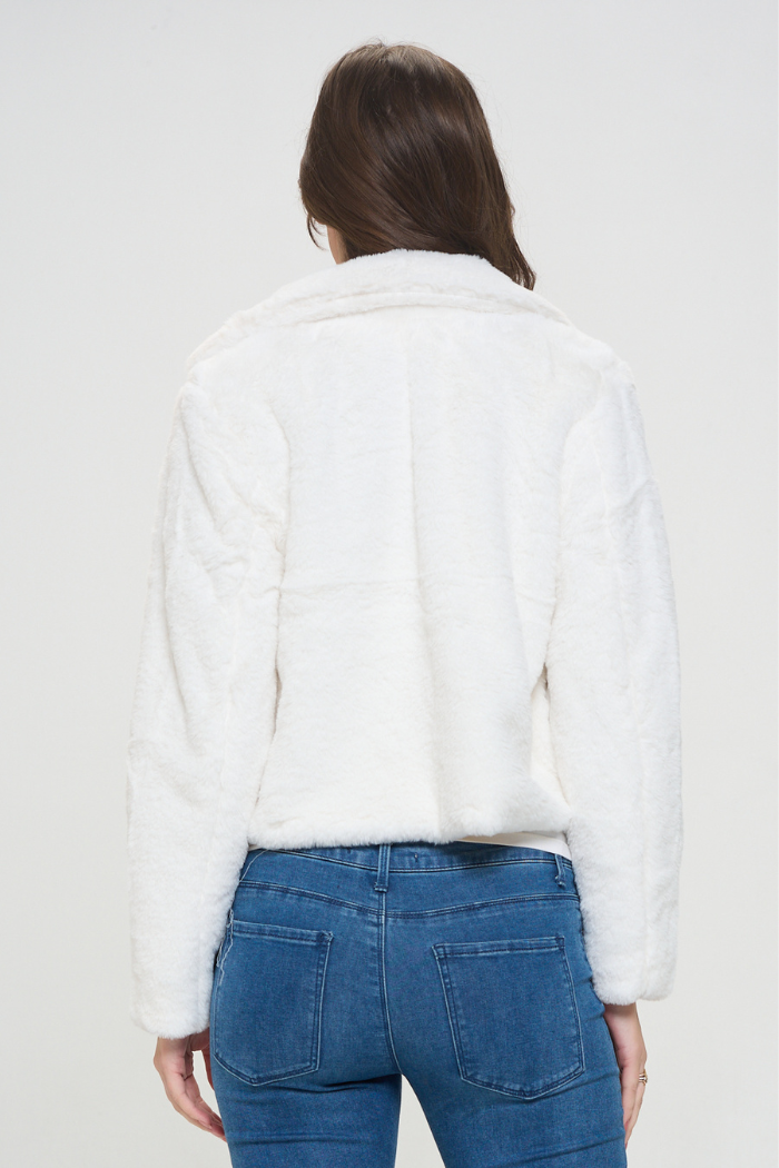 Flurry Fur Collar Jacket