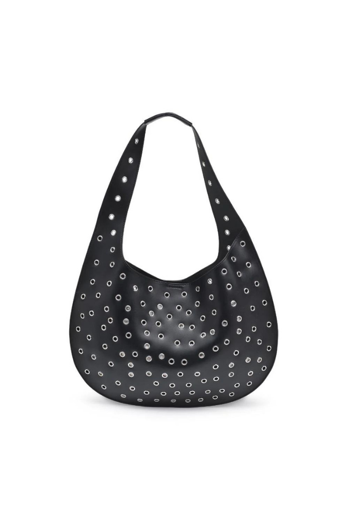 Moda Luxe Turner Grommet Hobo - Black