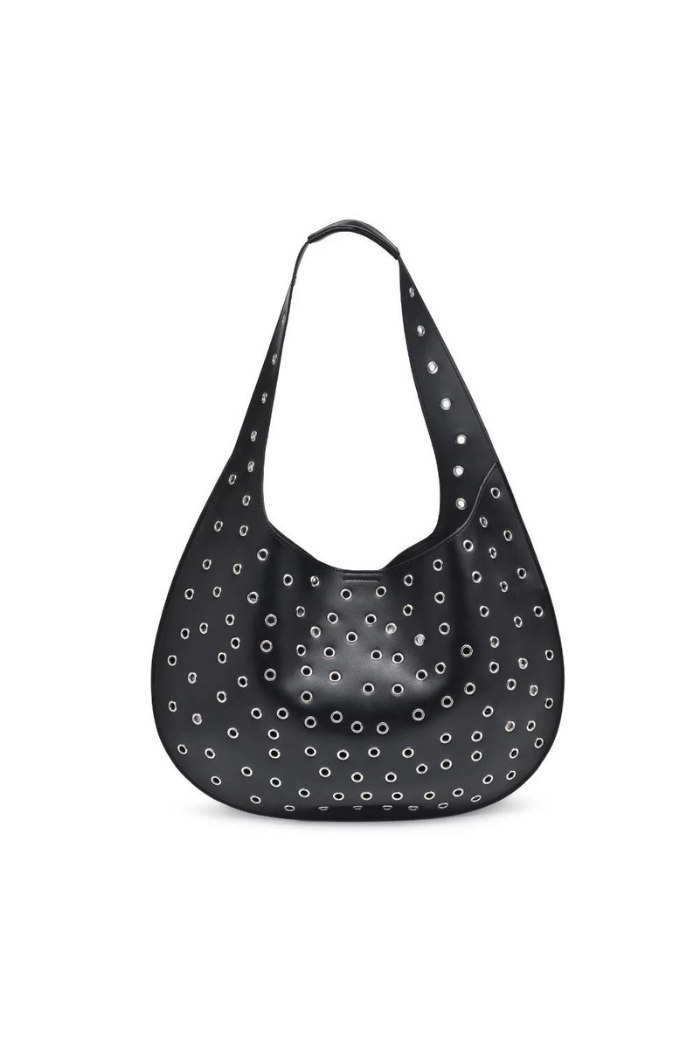 Moda Luxe Turner Grommet Hobo - Black