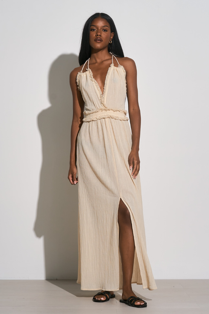 Elan Jayde Halter Maxi Dress