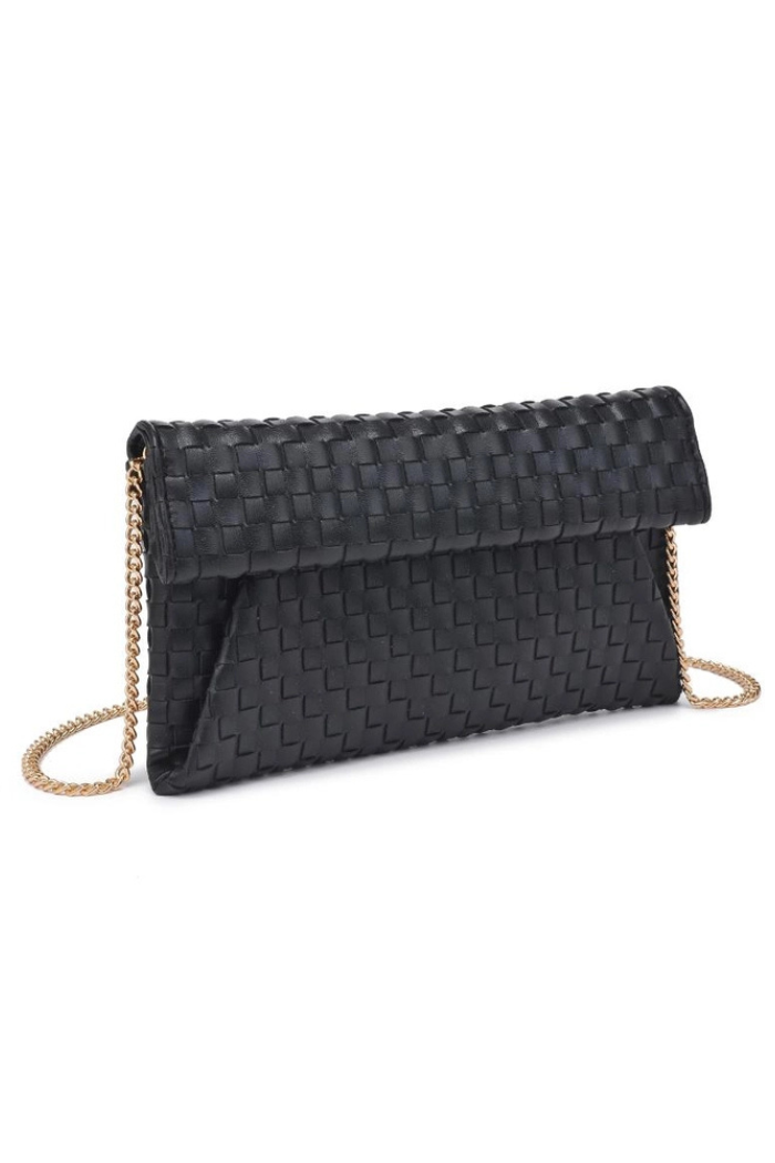 Priscilla Woven Clutch