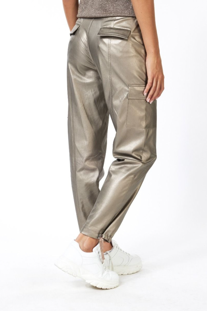 Stitches Faux Leather Cargo Pant | Kingsway Mall