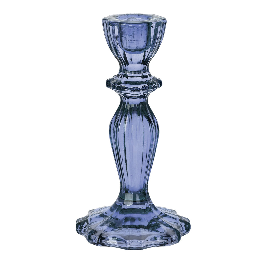 Short Glass Candlestick