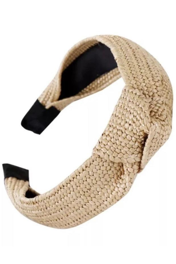 Topknot Rattan Headband